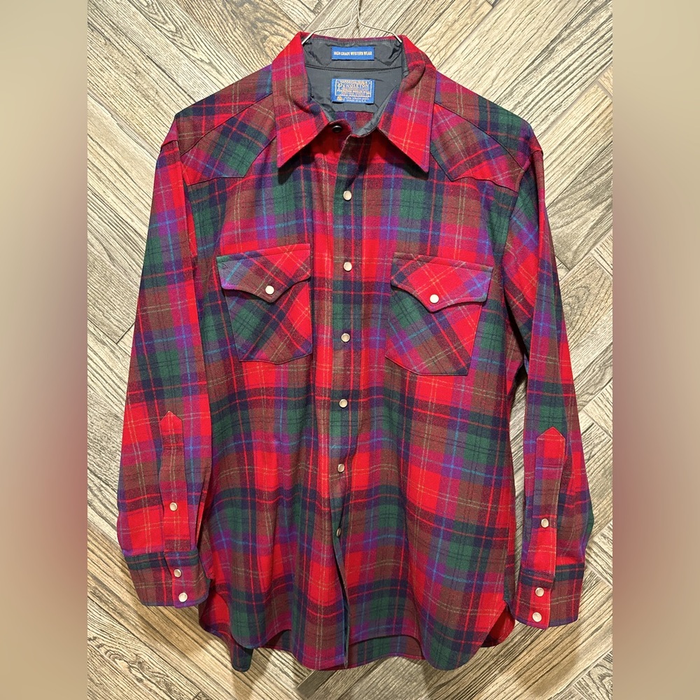 Men’s Vintage Pendleton Flannel 100% Virgin Wool